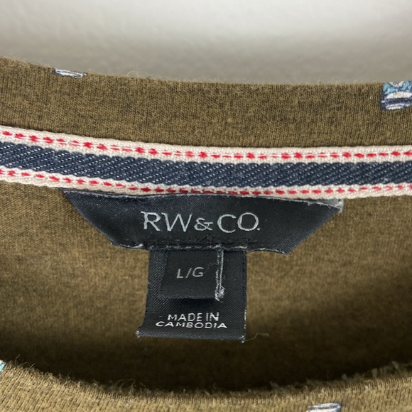 ✨3/$25✨ RW&CO Coffee Cup Graphic Tee - L - Picture 8 of 8